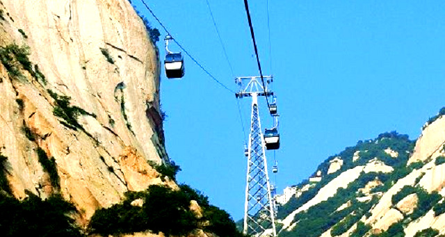 华山西峰索道